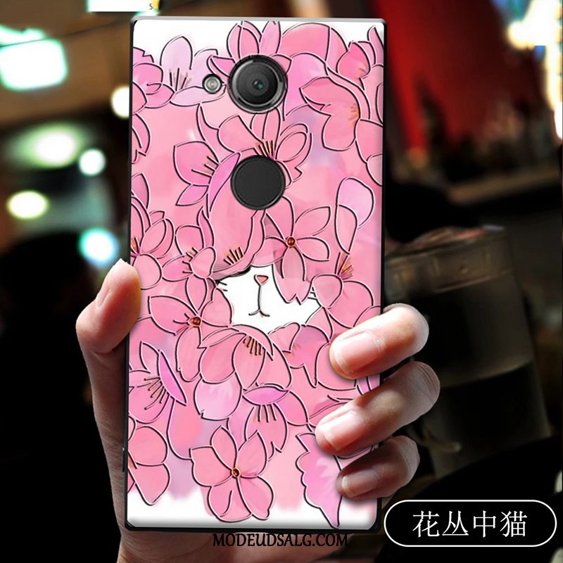 Sony Xperia Xa2 Ultra Etui Nubuck Relief Blød Cartoon Cover