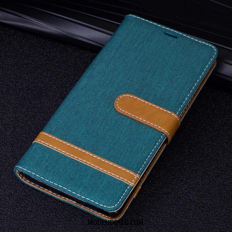 Sony Xperia Xz Etui Cover Blå Lædertaske Folio