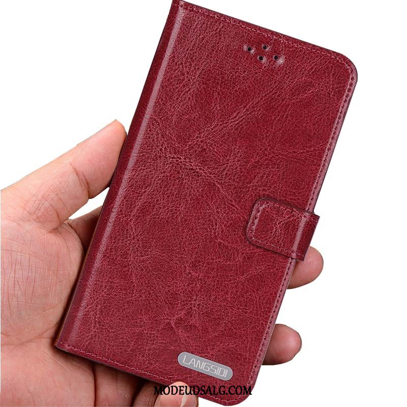 Sony Xperia Xz Etui / Cover Folio Vinrød Hængende Ornamenter Blød Mønster