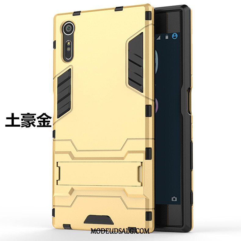 Sony Xperia Xz Etui Hård Guld Trend Cover Anti-fald