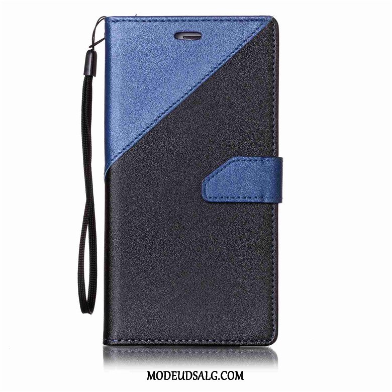 Sony Xperia Xz Etui Lædertaske Nubuck Anti-fald Cover Folio