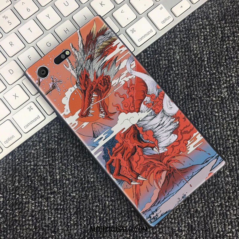 Sony Xperia Xz Premium Etui Cover Blå Beskyttelse Alt Inklusive Sort