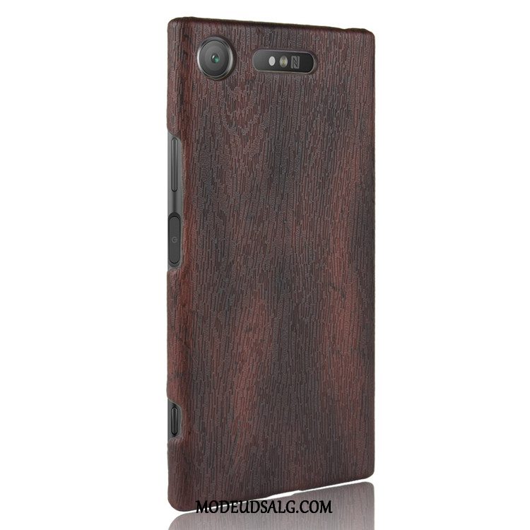 Sony Xperia Xz Premium Etui / Cover Hård Lys Beskyttelse Trækorn