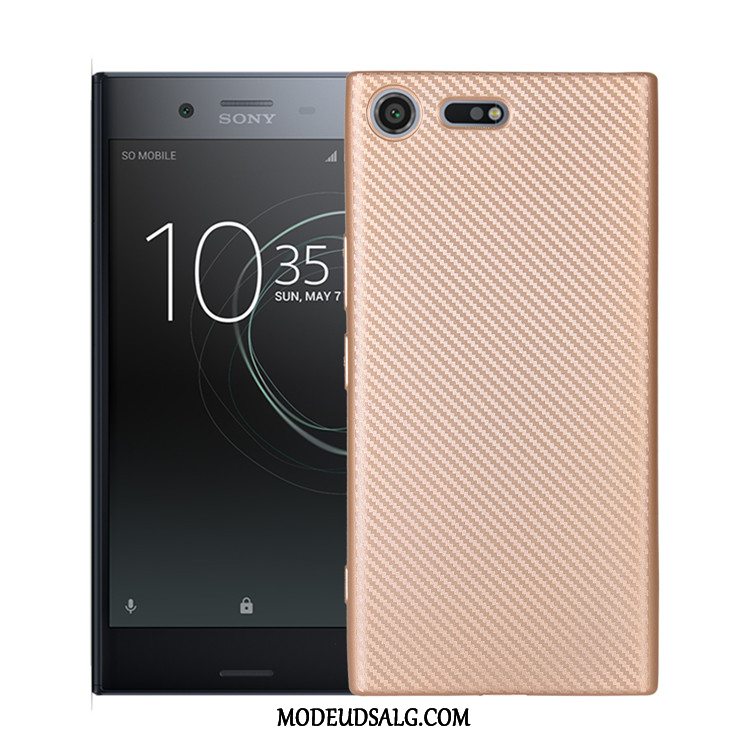 Sony Xperia Xz Premium Etui Lyserød Blød Tynd Fiber Simple