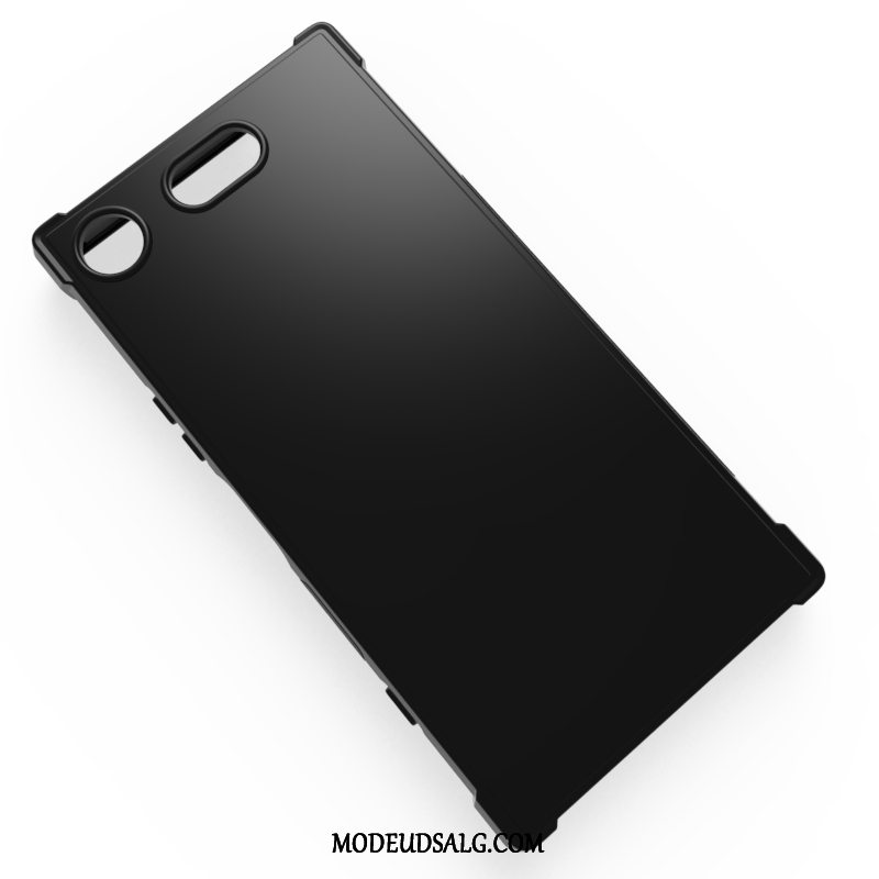 Sony Xperia Xz1 Compact Etui Gasbag Sort Blød Skridsikre Cover