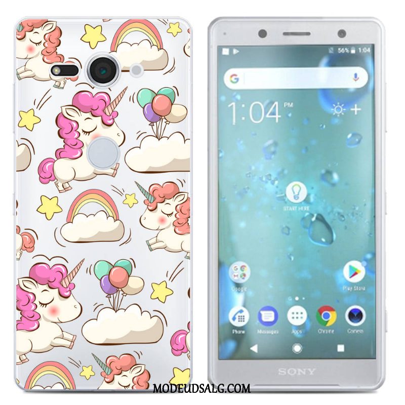 Sony Xperia Xz2 Compact Etui Silikone Sort Cover Kreativ