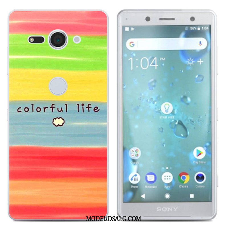 Sony Xperia Xz2 Compact Etui Silikone Sort Cover Kreativ