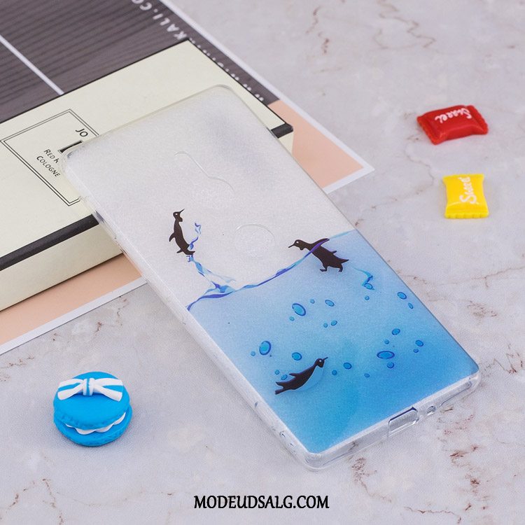 Sony Xperia Xz2 Etui Alt Inklusive Hvid Hængende Ornamenter Silikone Cover