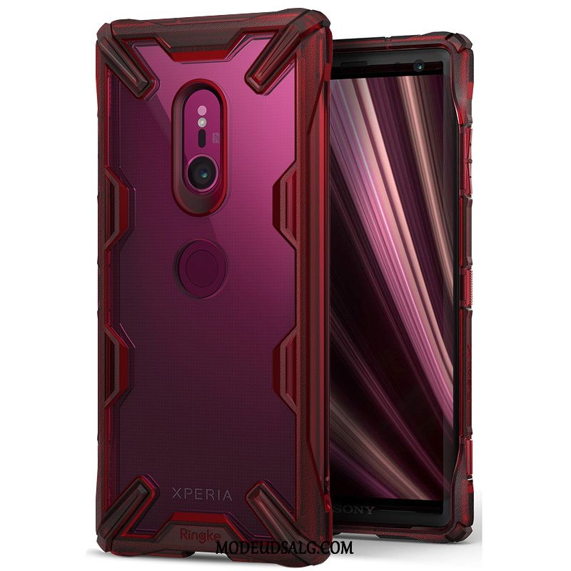 Sony Xperia Xz2 Etui Anti-fald Gennemsigtig Ny Sort Hængende Ornamenter