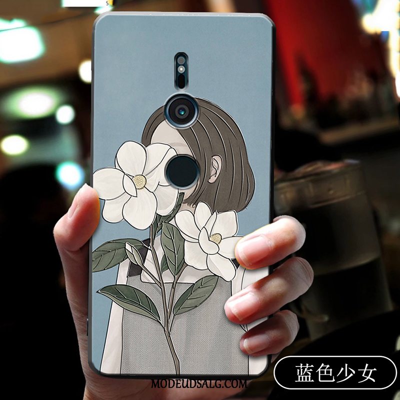 Sony Xperia Xz2 Etui Beskyttelse Smuk Cartoon Blød Alt Inklusive