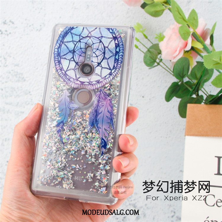 Sony Xperia Xz2 Etui / Cover Beskyttelse Malet Blød Hængende Ornamenter