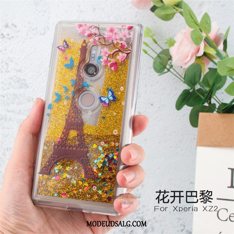 Sony Xperia Xz2 Etui / Cover Beskyttelse Malet Blød Hængende Ornamenter