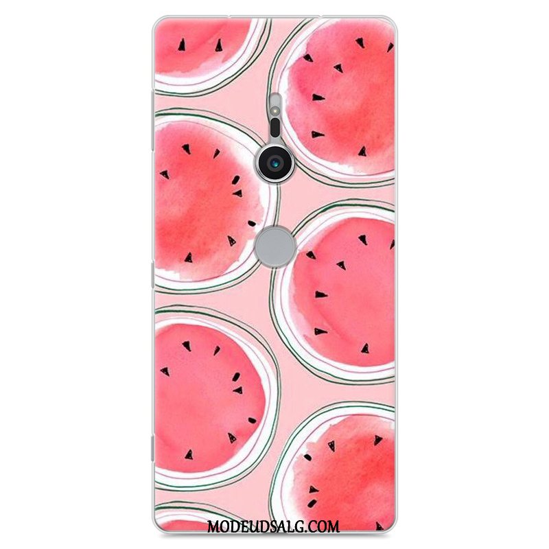 Sony Xperia Xz2 Etui Cover Hvid Beskyttelse Cartoon Blød