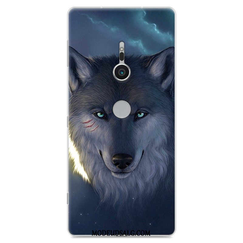 Sony Xperia Xz2 Etui Cover Hvid Beskyttelse Cartoon Blød