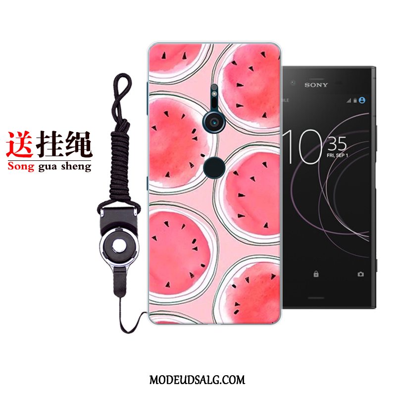 Sony Xperia Xz2 Etui / Cover Rød Anti-fald Alt Inklusive Cartoon