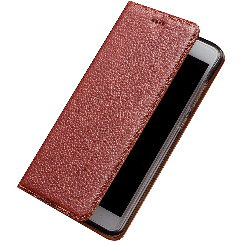 Sony Xperia Xz2 Premium Etui Anti-fald Beskyttelse Alt Inklusive Folio Lædertaske