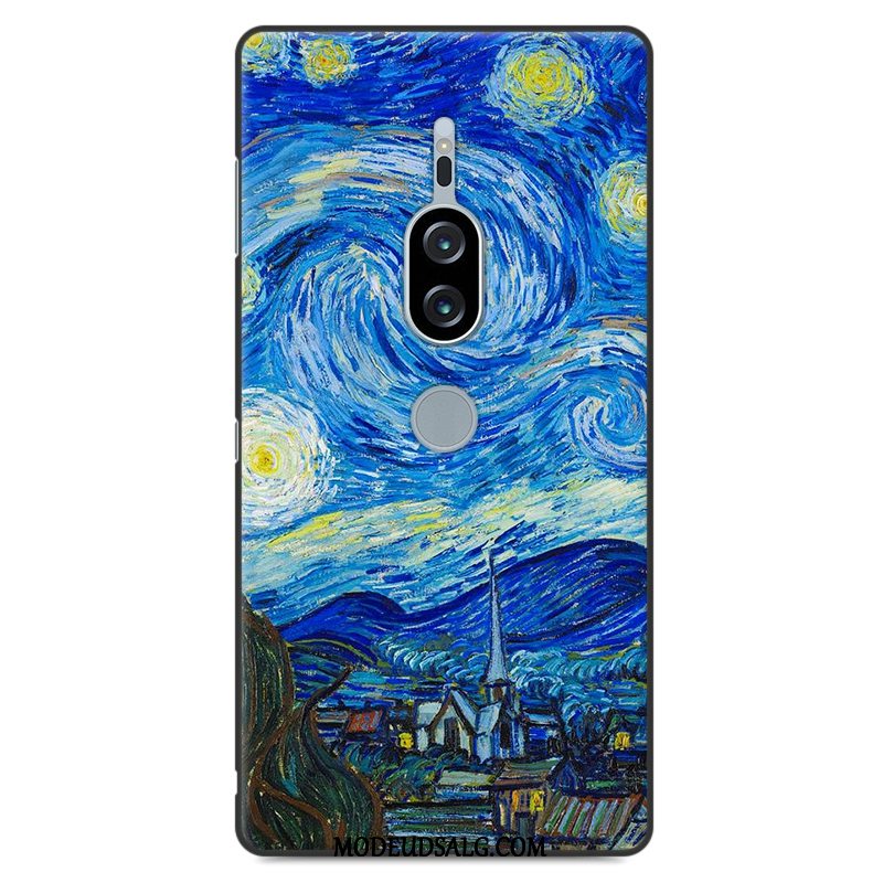 Sony Xperia Xz2 Premium Etui Beskyttelse Kreativ Silikone Alt Inklusive Cover