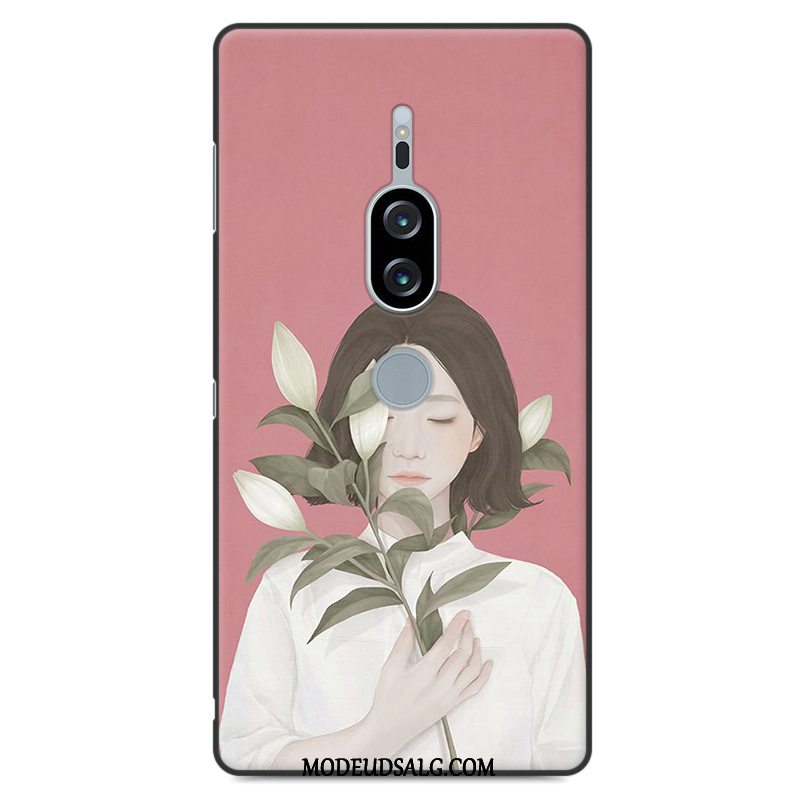 Sony Xperia Xz2 Premium Etui Silikone Kunst Cover Grøn Alt Inklusive