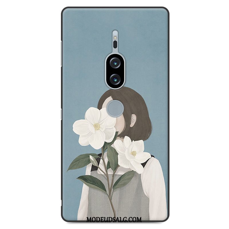 Sony Xperia Xz2 Premium Etui Silikone Kunst Cover Grøn Alt Inklusive