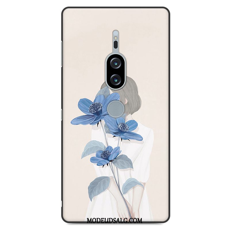 Sony Xperia Xz2 Premium Etui Silikone Kunst Cover Grøn Alt Inklusive