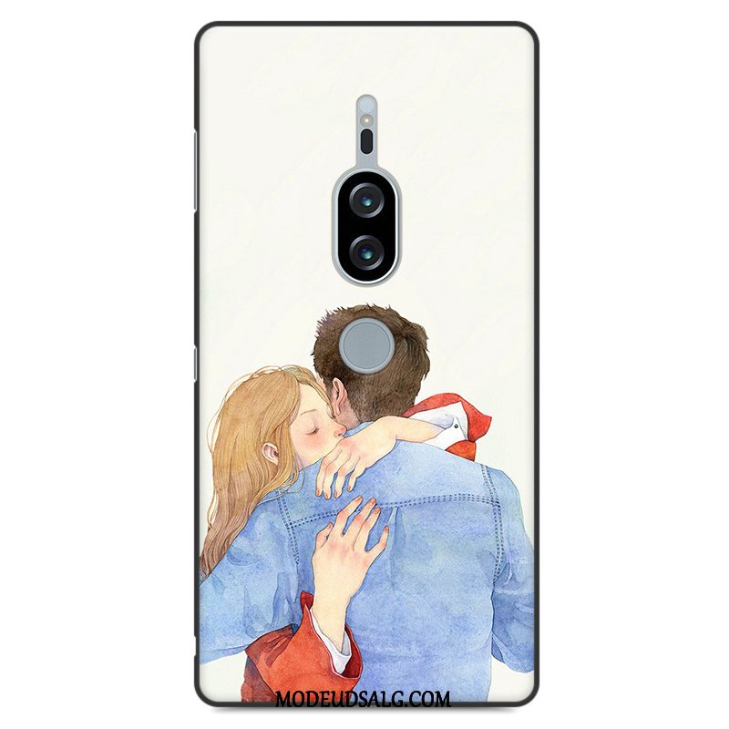 Sony Xperia Xz2 Premium Etui Silikone Kunst Cover Grøn Alt Inklusive