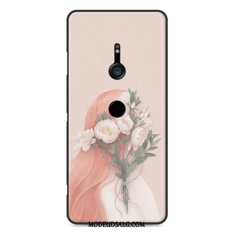 Sony Xperia Xz3 Etui Cartoon Beskyttelse Grøn Kunst Trend