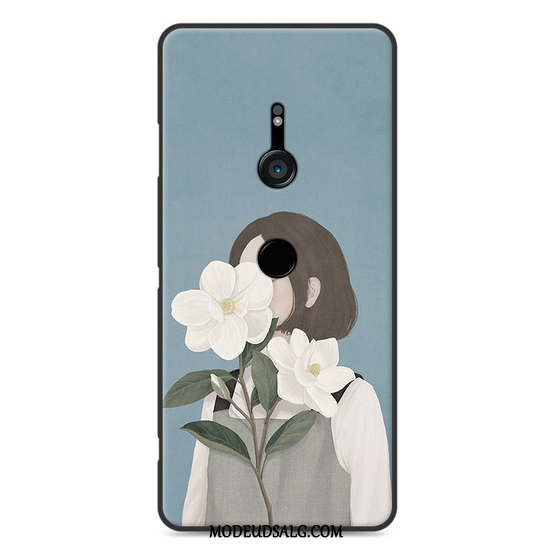 Sony Xperia Xz3 Etui Cartoon Beskyttelse Grøn Kunst Trend