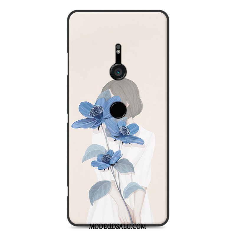 Sony Xperia Xz3 Etui Cartoon Beskyttelse Grøn Kunst Trend