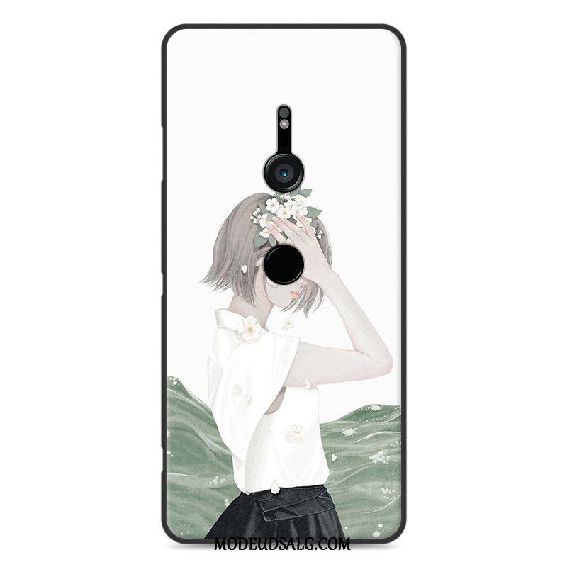 Sony Xperia Xz3 Etui Cartoon Beskyttelse Grøn Kunst Trend