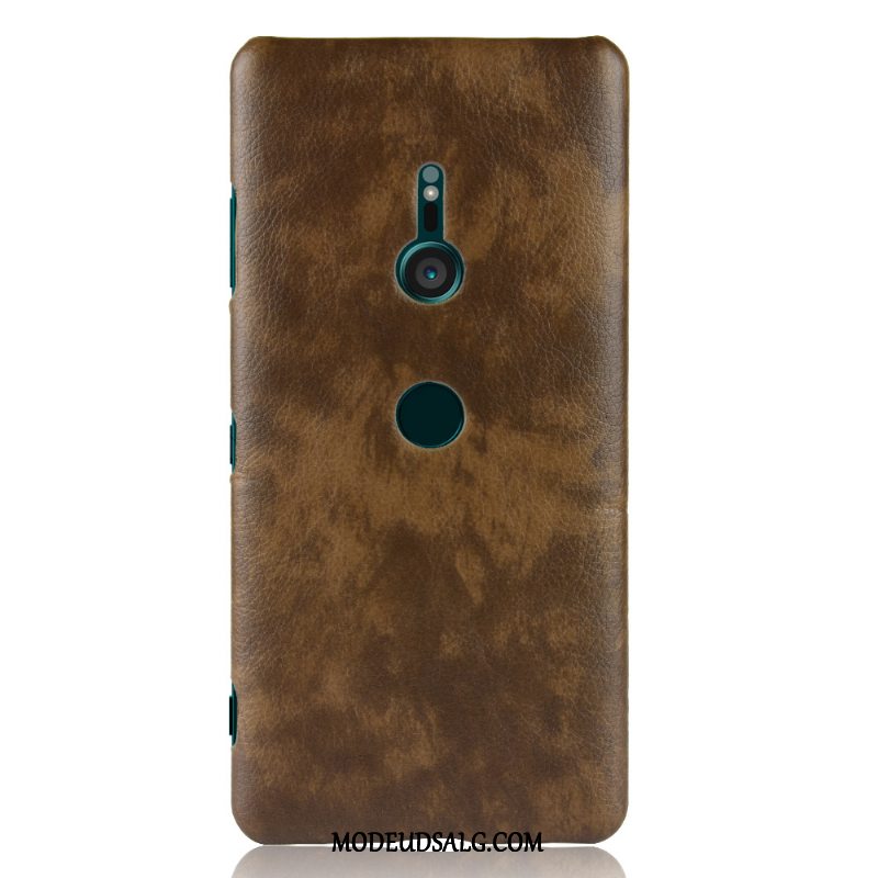 Sony Xperia Xz3 Etui / Cover Beskyttelse Tasker Litchi Simple