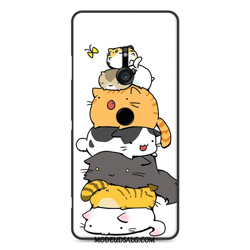 Sony Xperia Xz3 Etui / Cover Blød Silikone Blå Cartoon