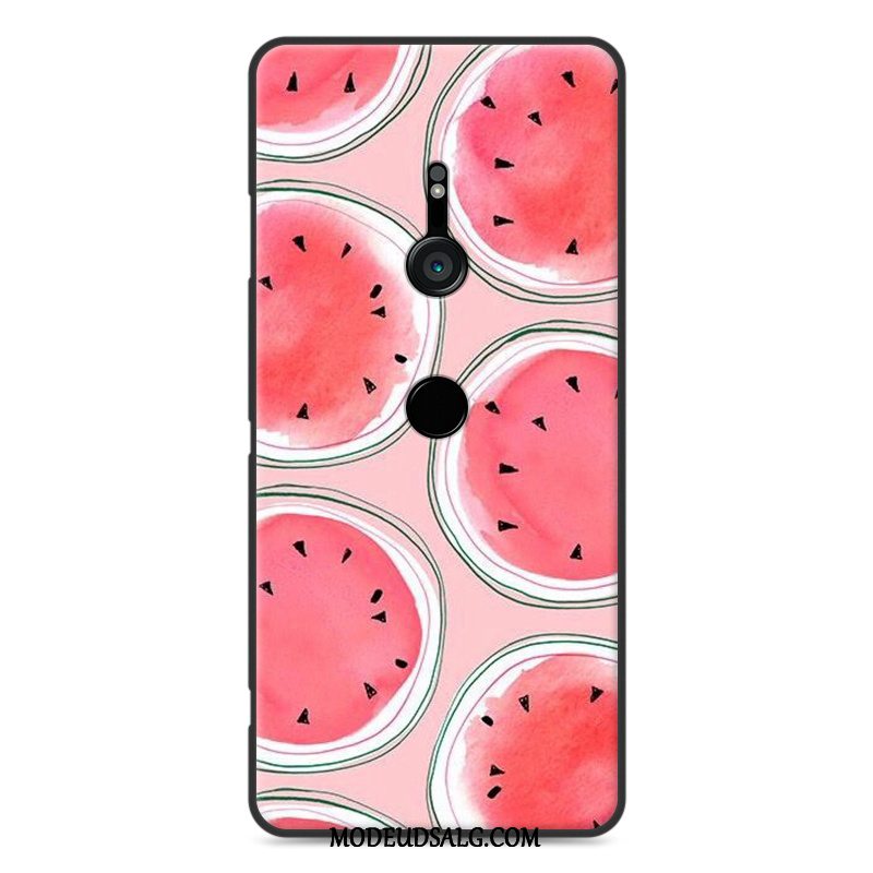 Sony Xperia Xz3 Etui / Cover Blød Silikone Blå Cartoon