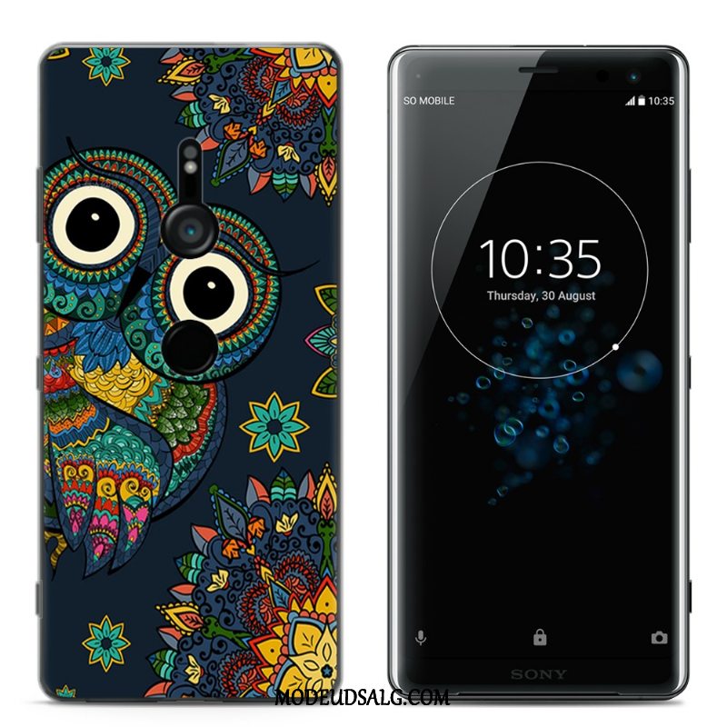 Sony Xperia Xz3 Etui Silikone-etui Cartoon Gennemsigtig Cover Kreativ