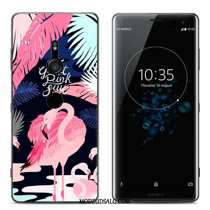 Sony Xperia Xz3 Etui Silikone-etui Cartoon Gennemsigtig Cover Kreativ