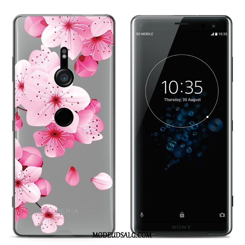 Sony Xperia Xz3 Etui Silikone-etui Cartoon Gennemsigtig Cover Kreativ