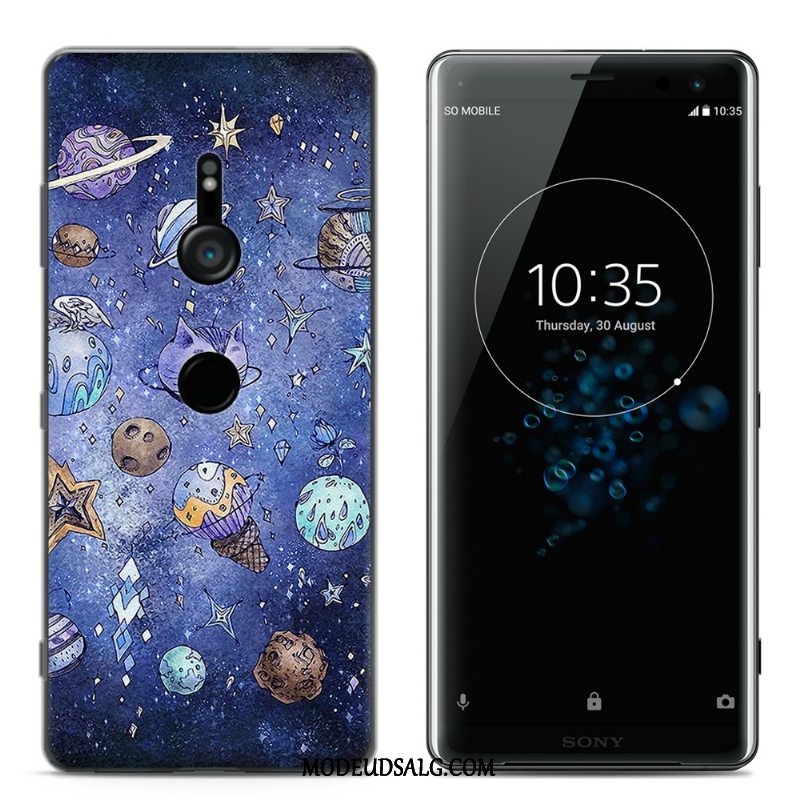 Sony Xperia Xz3 Etui Silikone-etui Cartoon Gennemsigtig Cover Kreativ