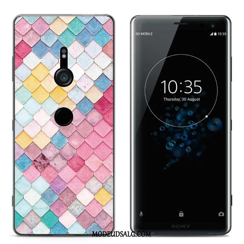 Sony Xperia Xz3 Etui Silikone-etui Cartoon Gennemsigtig Cover Kreativ