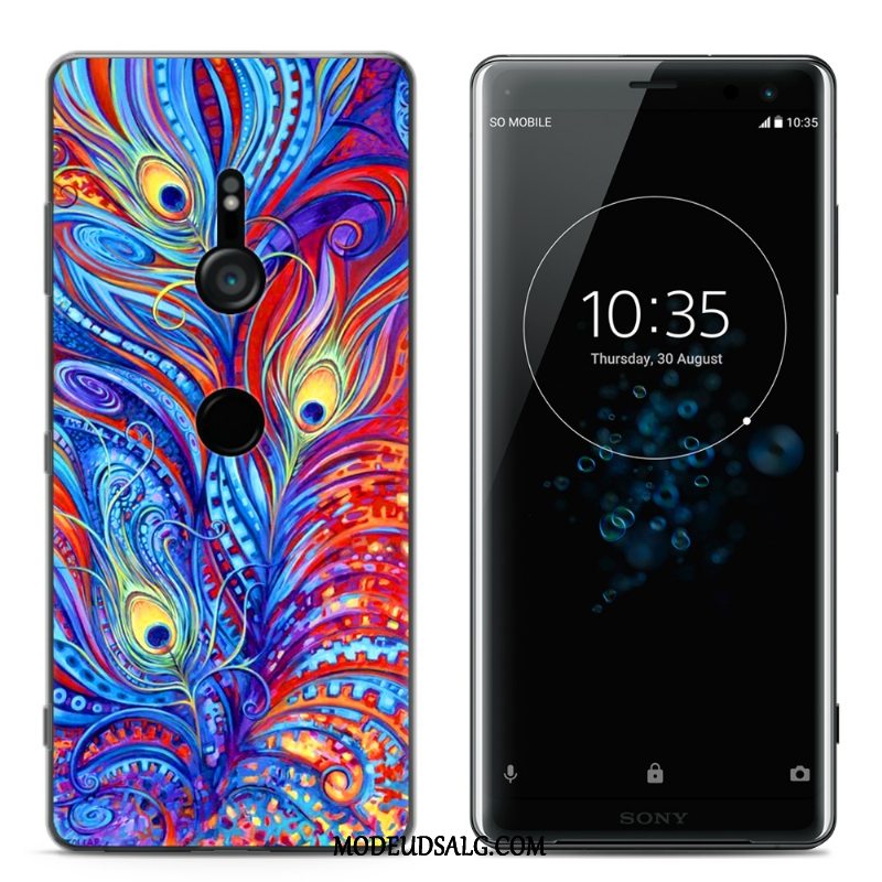 Sony Xperia Xz3 Etui Silikone-etui Cartoon Gennemsigtig Cover Kreativ