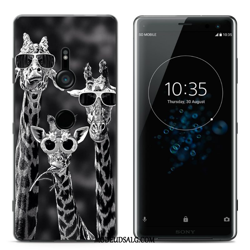 Sony Xperia Xz3 Etui Silikone-etui Cartoon Gennemsigtig Cover Kreativ