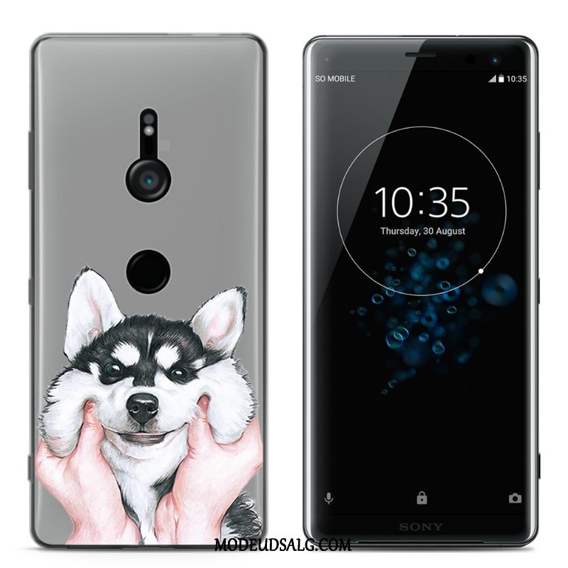 Sony Xperia Xz3 Etui Silikone-etui Cartoon Gennemsigtig Cover Kreativ