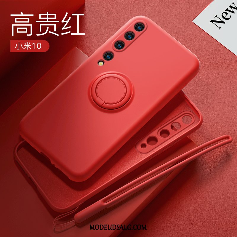 Xiaomi Mi 10 Etui / Cover Ring Anti-fald Silikone Alt Inklusive Lyserød