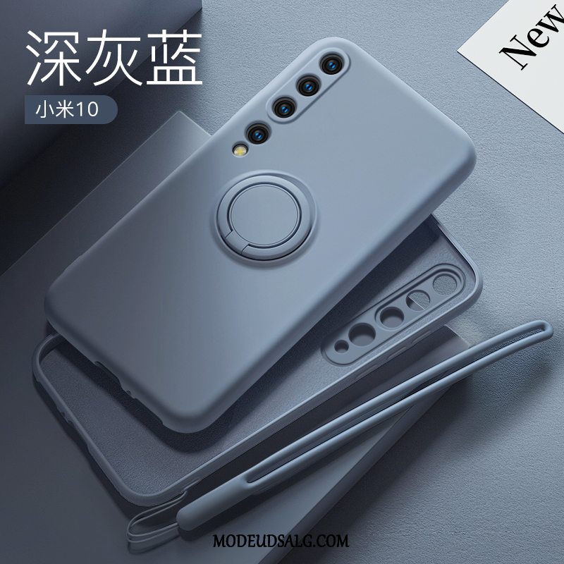 Xiaomi Mi 10 Etui / Cover Ring Anti-fald Silikone Alt Inklusive Lyserød