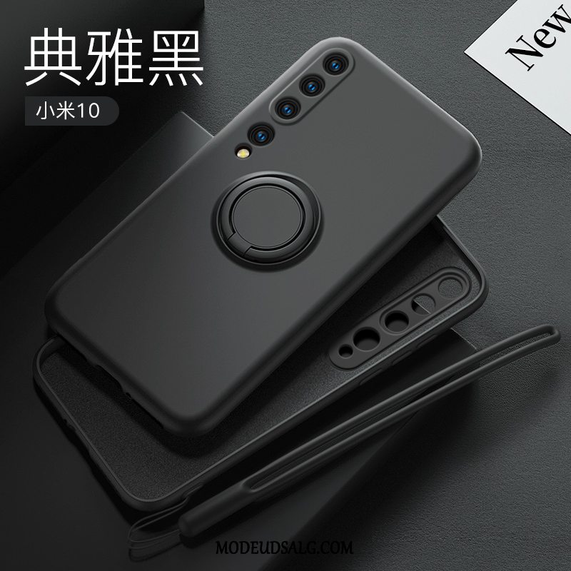 Xiaomi Mi 10 Etui / Cover Ring Anti-fald Silikone Alt Inklusive Lyserød