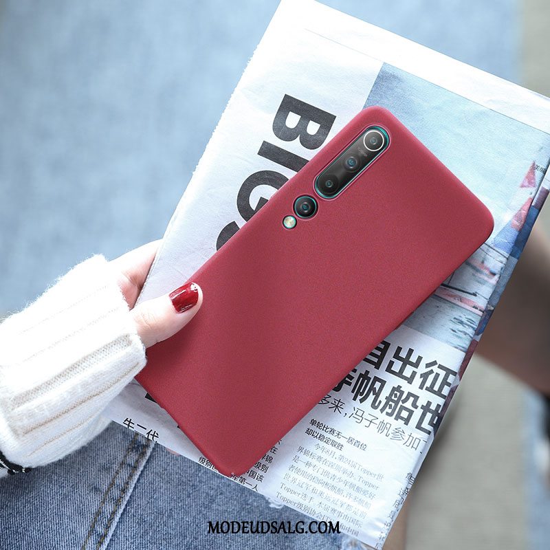 Xiaomi Mi 10 Etui Nubuck Lille Sektion Alt Inklusive Hård Simple