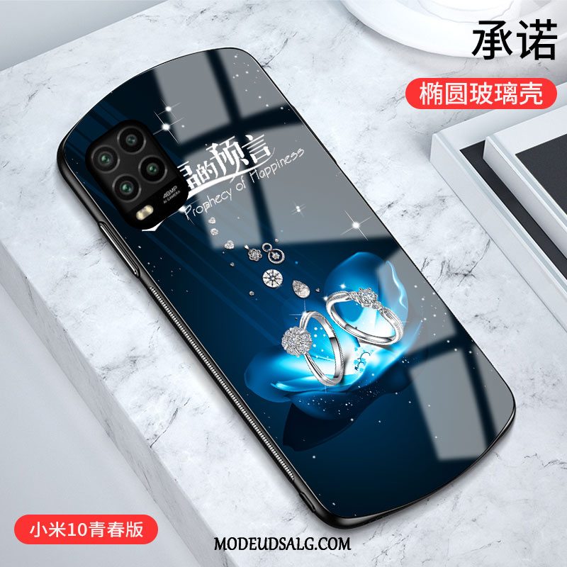 Xiaomi Mi 10 Lite Etui Glas Lilla Lille Sektion Cirkel High End