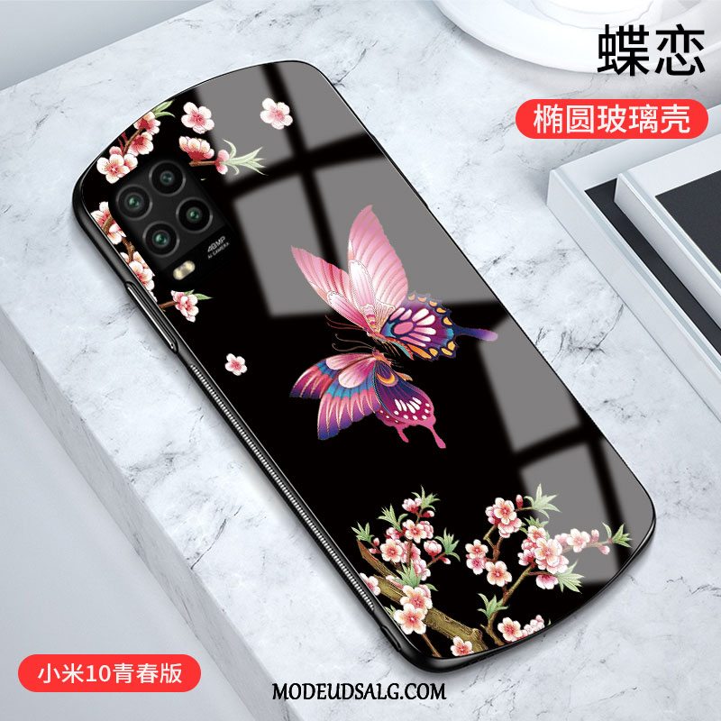 Xiaomi Mi 10 Lite Etui Glas Lilla Lille Sektion Cirkel High End