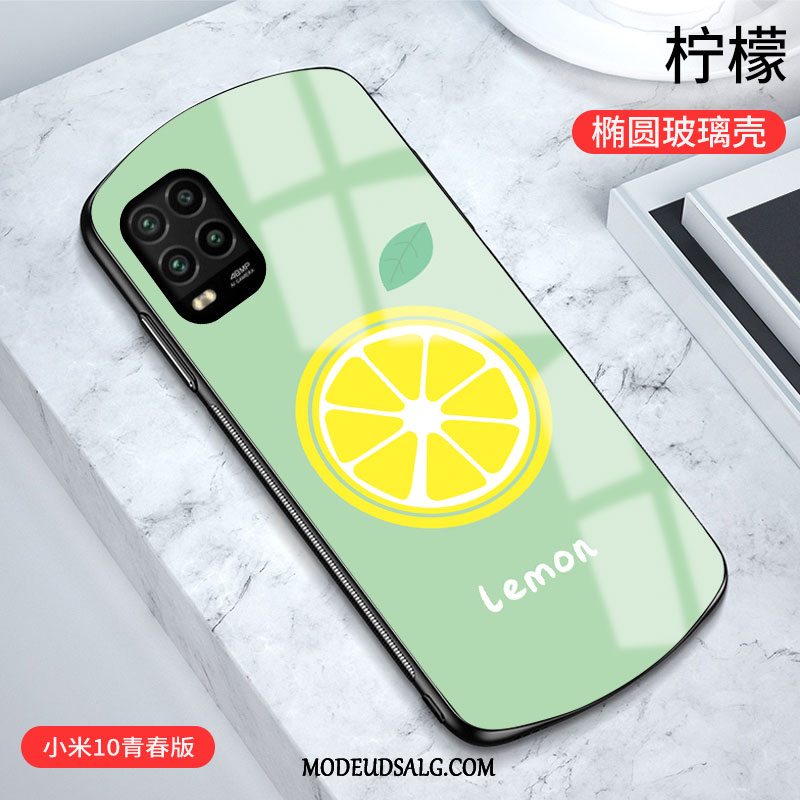 Xiaomi Mi 10 Lite Etui Glas Lilla Lille Sektion Cirkel High End