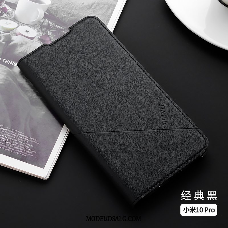 Xiaomi Mi 10 Pro Etui Beskyttelse Lille Sektion Rød Blød Clamshell