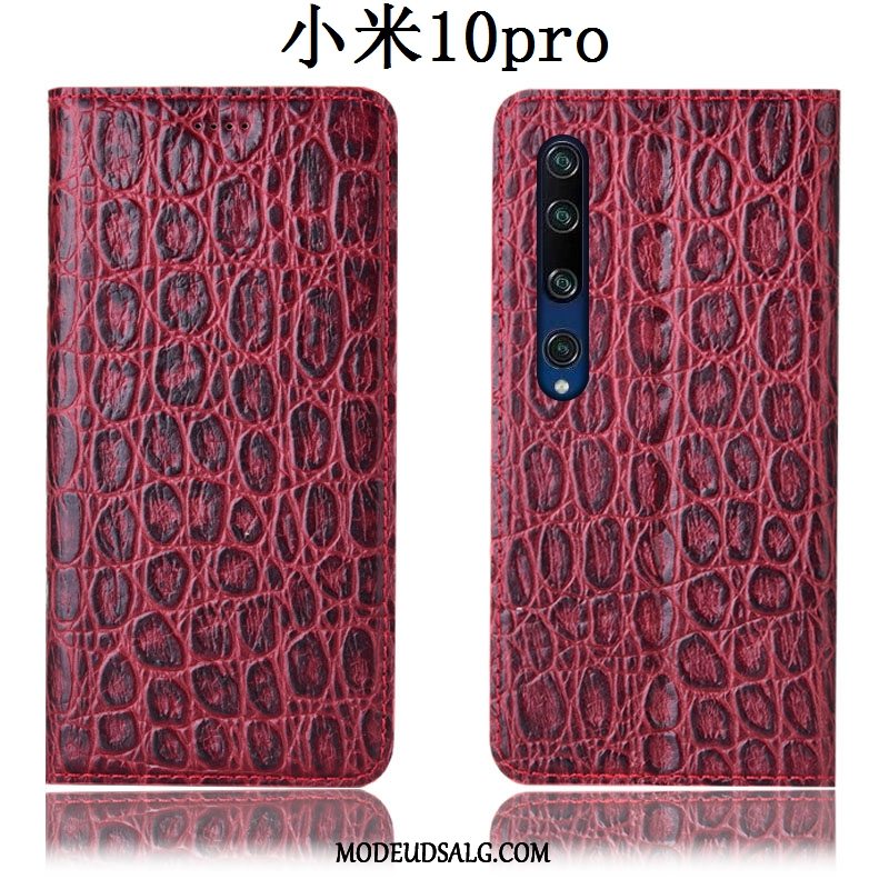 Xiaomi Mi 10 Pro Etui Cover Sort Lædertaske Alt Inklusive Lille Sektion