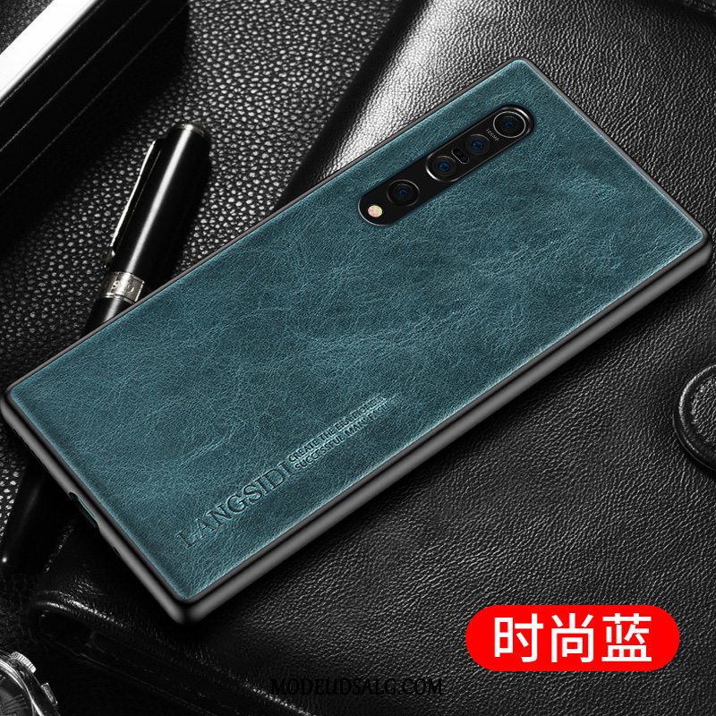 Xiaomi Mi 10 Pro Etui / Cover Tynd Ægte Læder Af Personlighed Lædertaske High End